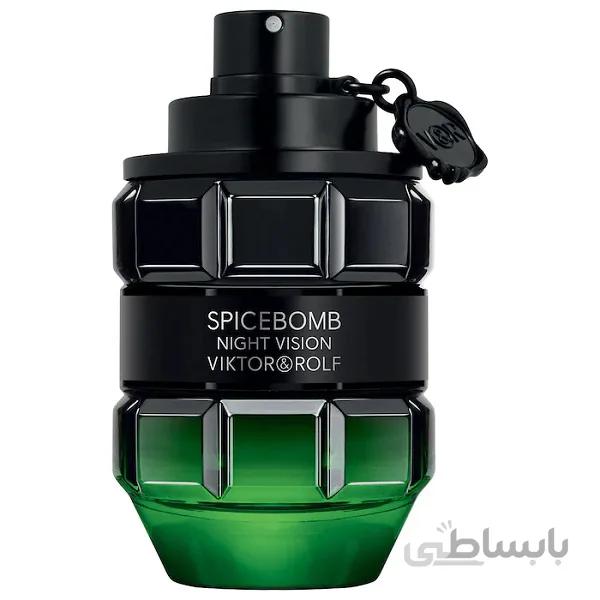 عطر ادکلن ویکتور اند رولف VIKTOR&ROLF مدل اسپایس بمب نایت ویژن ادو پرفیوم SPICEBOMB NIGHT VISION EDP حجم ۹۰ میل | مردانه ا Viktor&Rolf Spicebomb Night Vision Eau De Toilette Spray 90ml