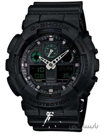 ساعت عقربه ای دیجیتال مردانه CASIO ا Casio Watch G-Shock GA-100MB-1ADR