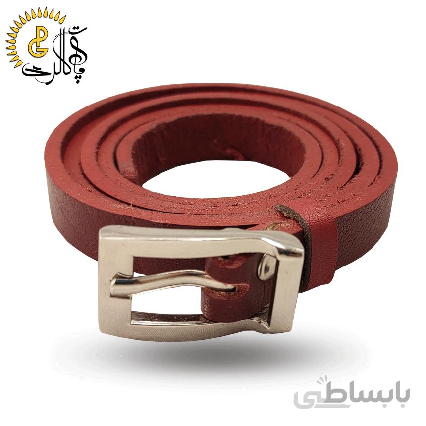 کمربند زنانه چرم کد 0612