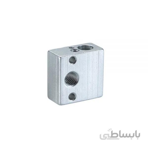 محفظه آلومينيومی MK8 مخصوص پرینترهای آنت / MK8 Aluminium Block for Anet 3d printer