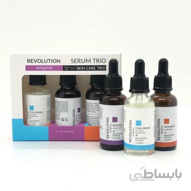 سرم ضد پیری یا سرم سه عددی مراقبت از پوست رولیشن revolution serum trio