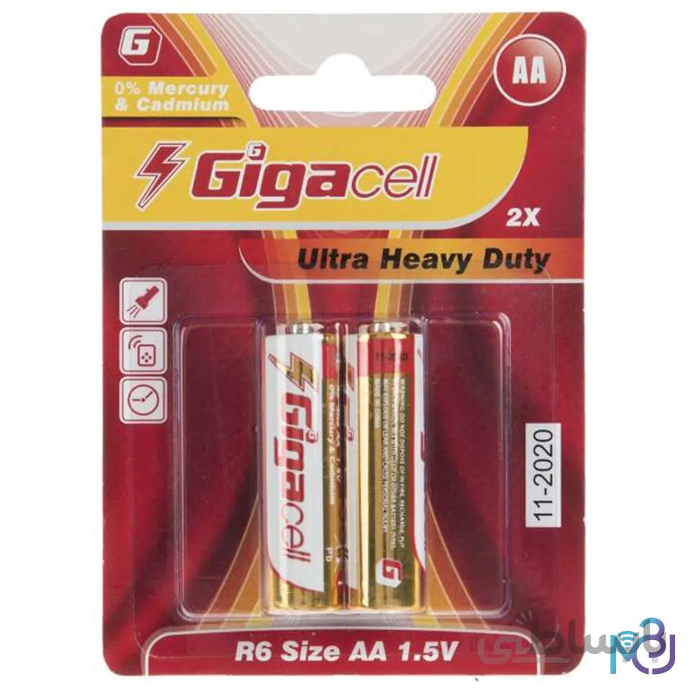 باتری قلمی گیگاسل مدل Ultra Heavy Duty بسته 2 عددی