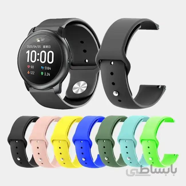 بند سیلیکونی رنگی ساعت هوشمند هایلو سولار LS05 شیا