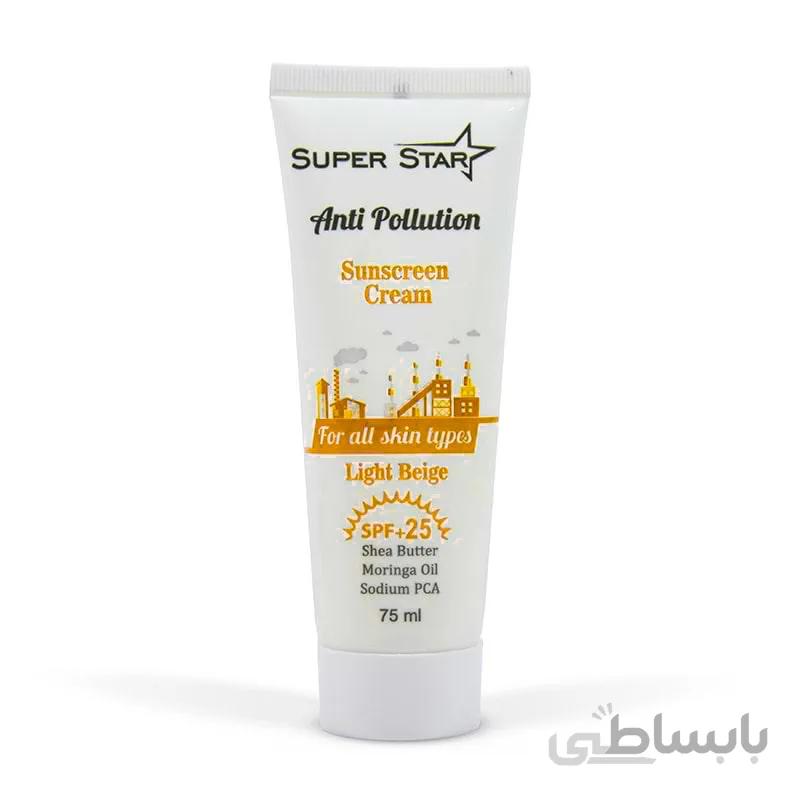 ضد آفتاب کرم پودری روشن SPF25
