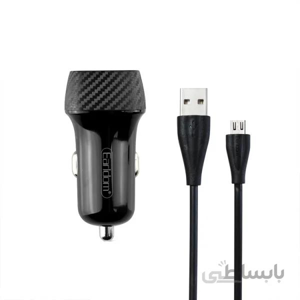 شارژر فندکی ارلدام مدل ES-127 به همراه کابل MicroUSB