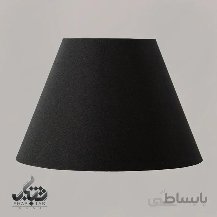 شید آباژور مدل طلقی سایز 40 مشکی – سرپیچ E27