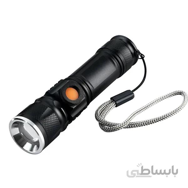چراغ قوه جیبی شارژری پلیس با USB