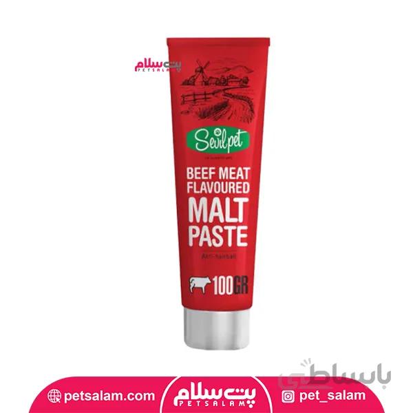 خمیر مالت گربه با طعم گوشت گوساله
