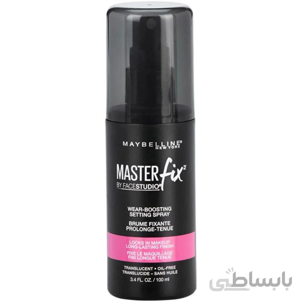 اسپری تثبیت کننده آرایش میبلین مدل Master Fix حجم 100 میلی لیتر