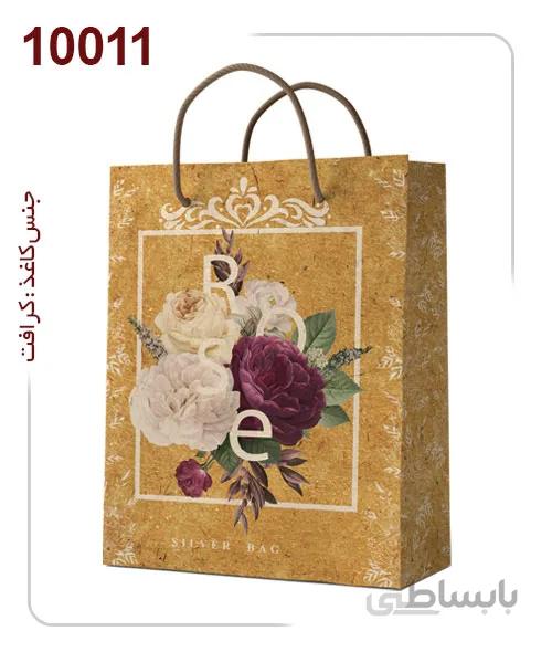 ساکدستی فانتزی با کاغذ کرافت کد10011
