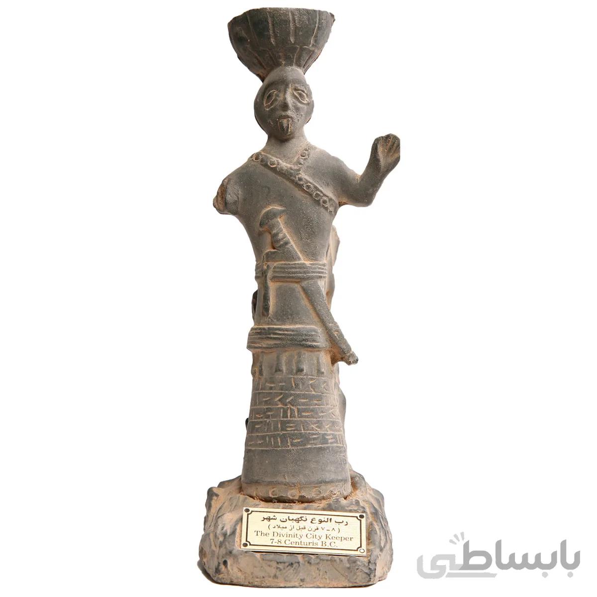 مجسمه تندیس و پیکره شهریار مدل تندیس رب النوع نگهبان شهر کد MO510
