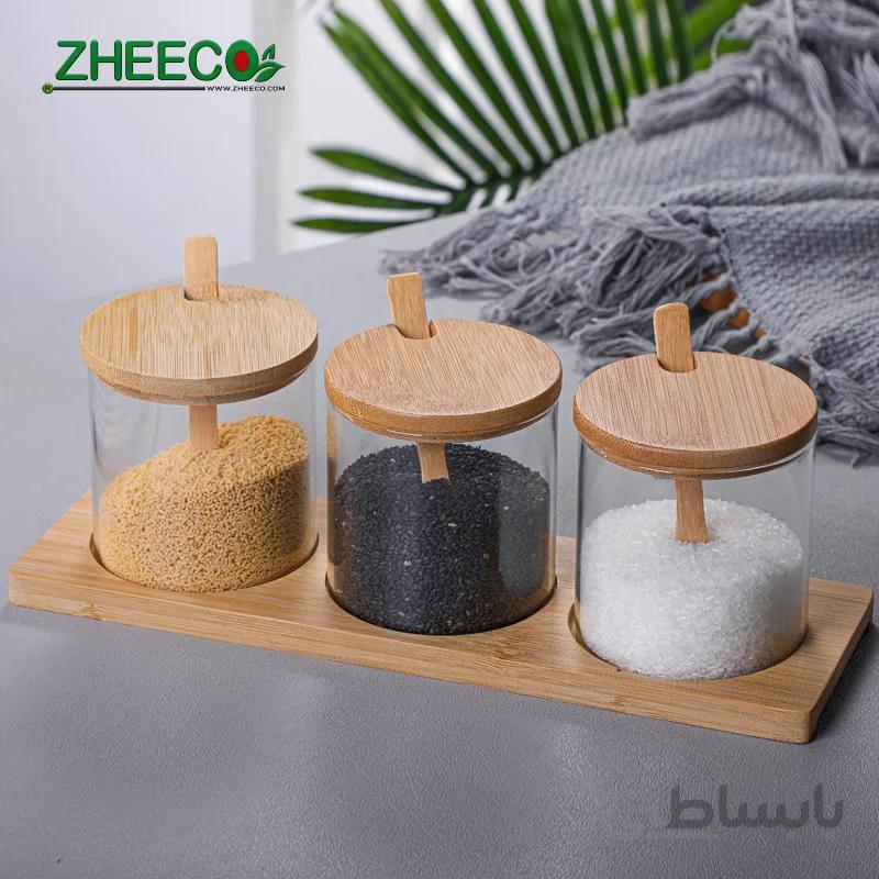 جاادویه شیشه ای درب بامبو