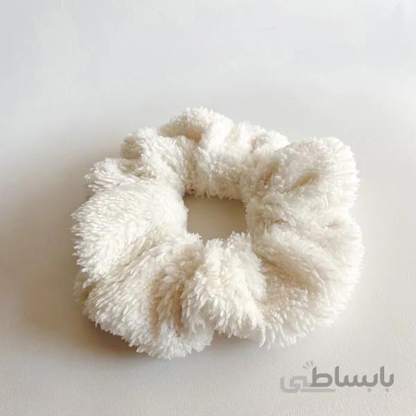 اسکرانچی تدی سفید ا Scrunchies