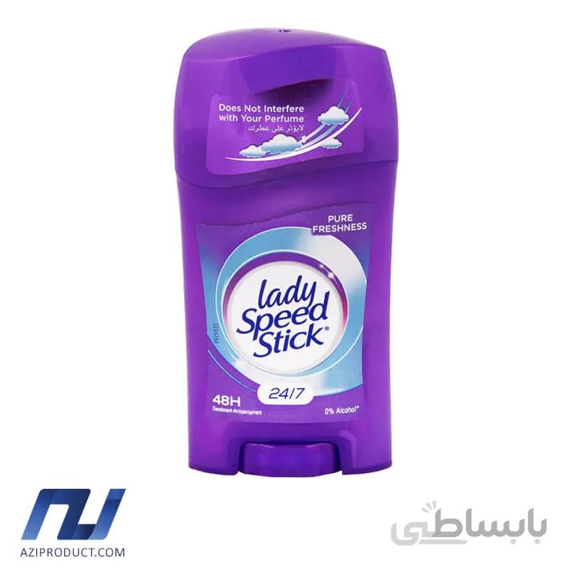 استیک ضد تعریق زنانه لیدی اسپید مدل Pure Freshness وزن 40 گرم