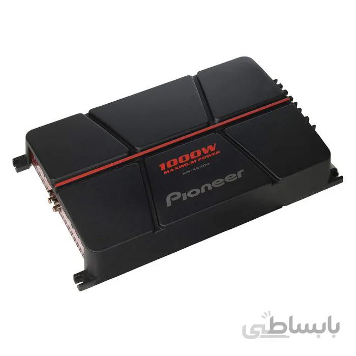 آمپلی فایر خودرو پایونیر مدل GM-A۶۷۰۴ چهار کاناله ا Pioneer GM-A6704 4-Channel Bridgeable Car Amplifier