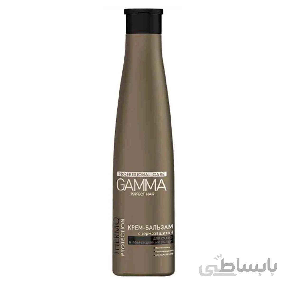 نرم کننده مراقبت حرفه ای محافظ حرارتی موهای خشک شکننده گاما - GAMMA