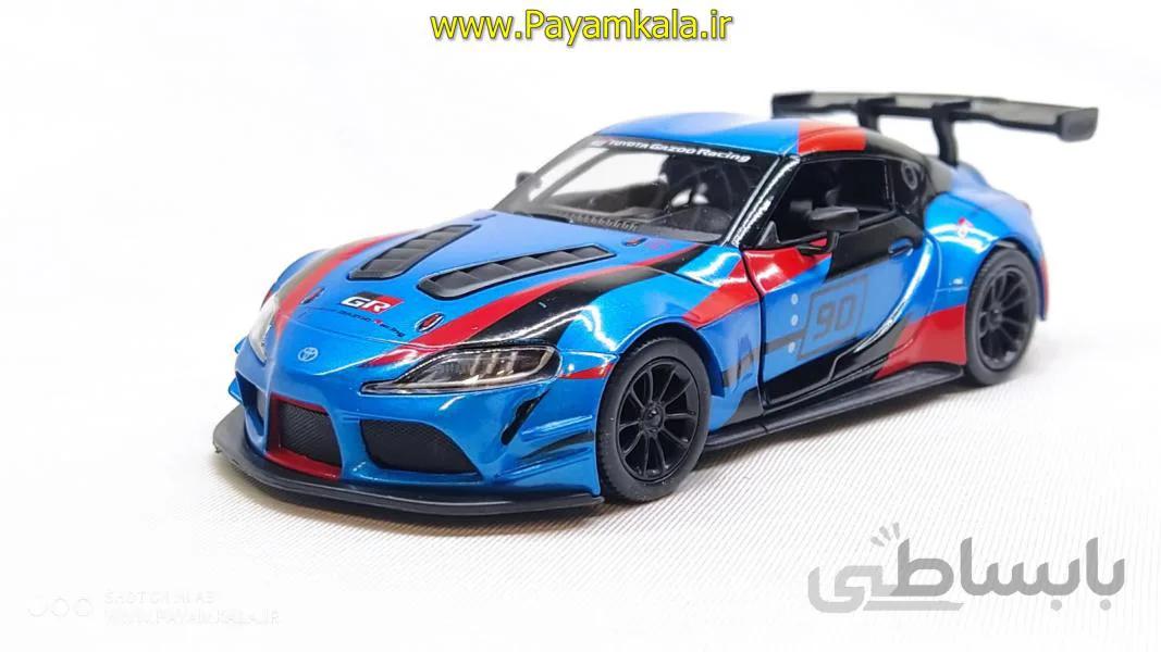 ماشین فلزی تویوتا (TOYOTA GR SUPRA RACING KINSMART) آبی
