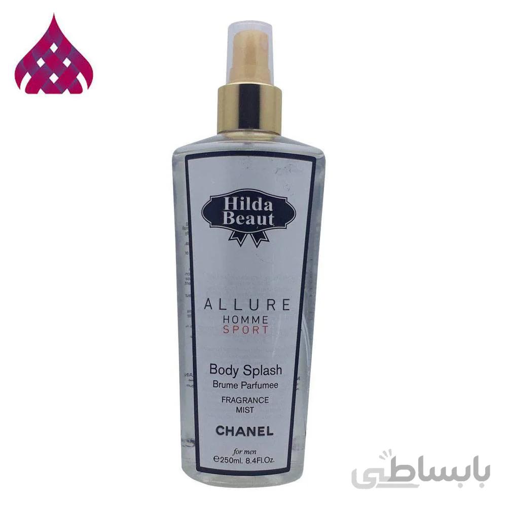 بادی اسپلش مردانه هیلدابیوت مدل ALLURE SPORT Chanel حجم 250 میلی لیتر