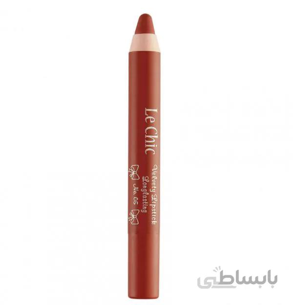 رژلب مدادی مخملی لچیک شماره 5