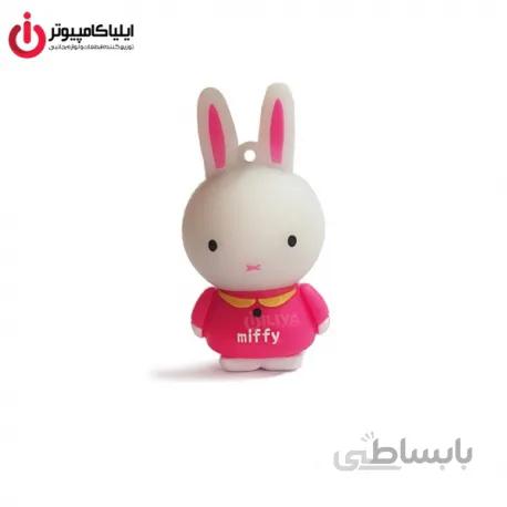 فلش مموری عروسکی کینگ فست مدل RO-12 طرح خرگوش ظرفیت 32 گیگابایت