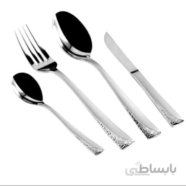 سرویس قاشق و چنگال 129 پارچه کیفی یونیک UN 5706