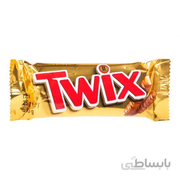 شکلات بار تویکس دوبل ا Twix Double Chocolate Bar