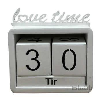 تقویم رومیزی مدل lovetime
