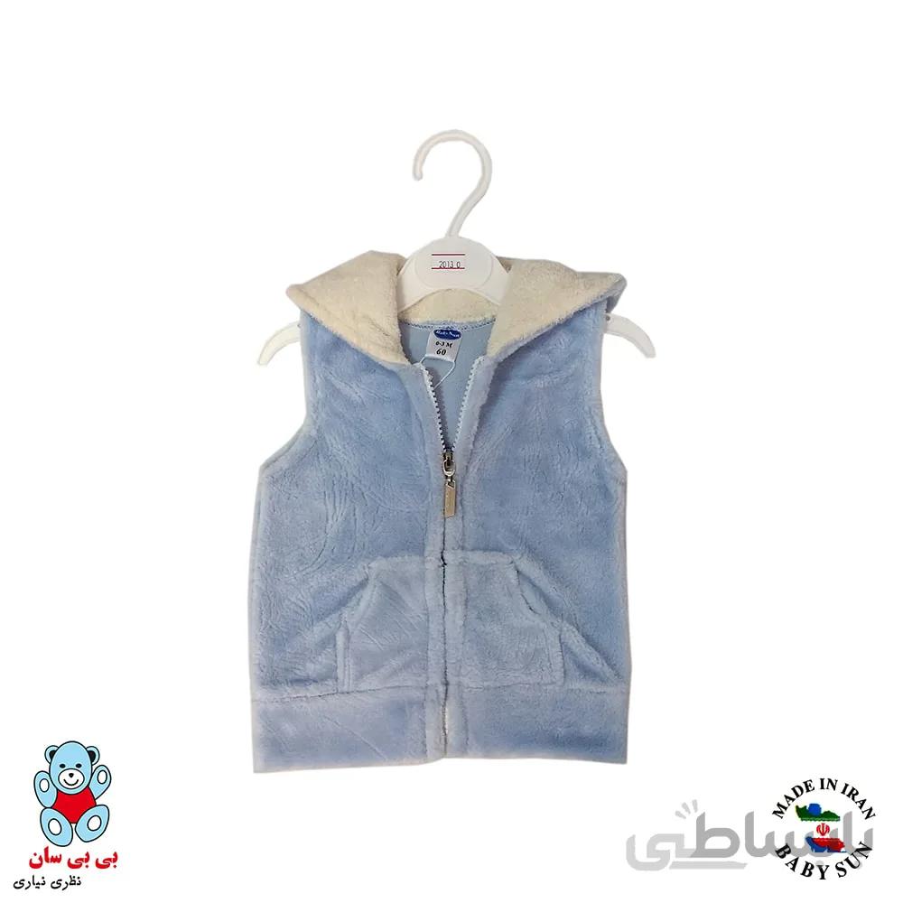ژاکت بدون آستین پسرانه نوزادی بی بی سان