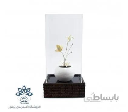 تندیس گل رز نقره عیار 84