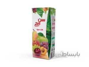 نکتار هفت میوه سن ایچ پاکت 200cc باکس 36 عددی