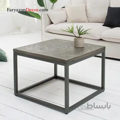 میز جلو مبلی مربع فریازان دکور مدل FM24