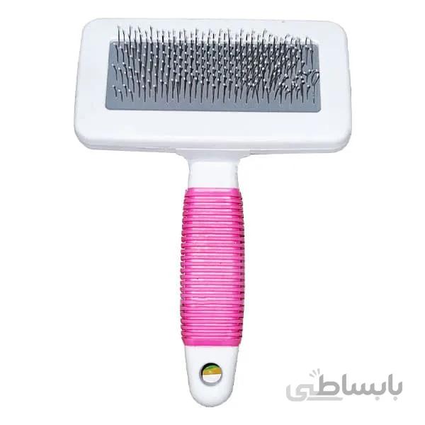 برس یک طرفه مخصوص سگ و گربه سر لاک دار مدل 9401D