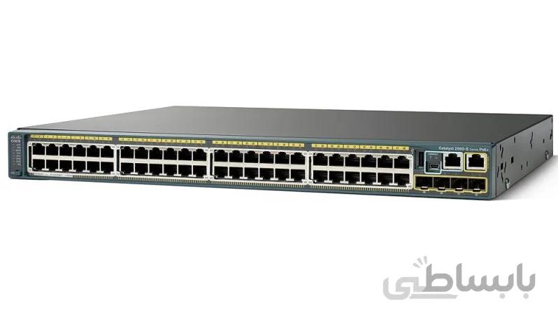 سوئیچ ۴۸ پورت سیسکو مدل WS-C۲۹۶۰S-۴۸FPS-L ا CISCO WS-C2960S-48FPS-L 48Port Switch