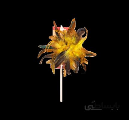 چوب بازی گربه پرس پت مدل پر دار