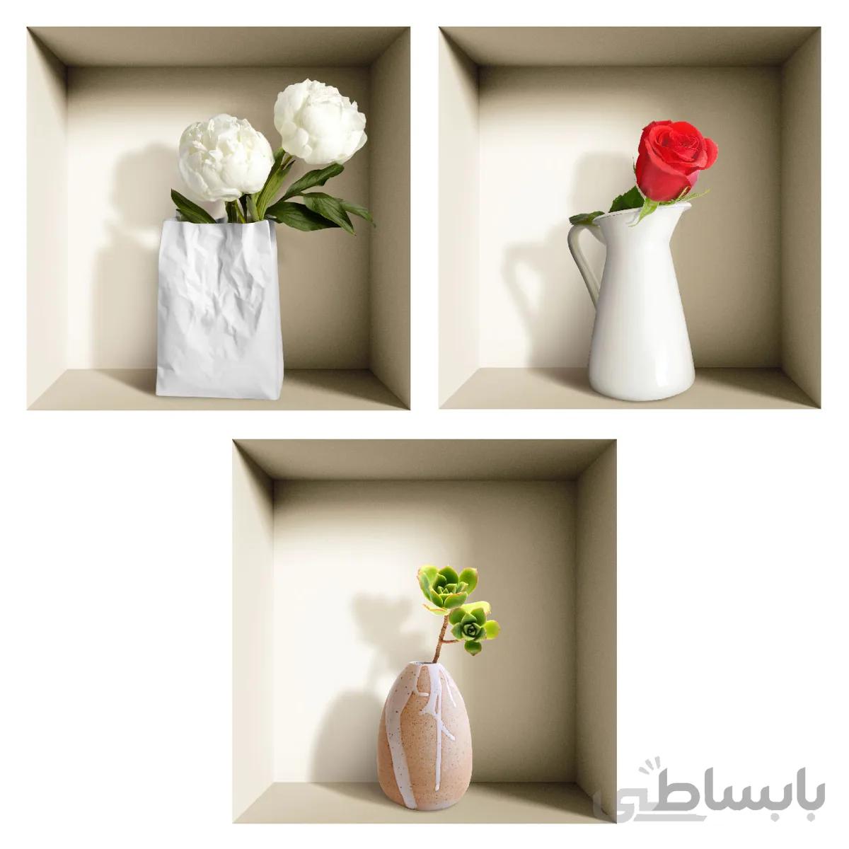 پوستر 31cm طاقچه مجازی مدل VS01 – پک ۳ عددی – چسب موضعی