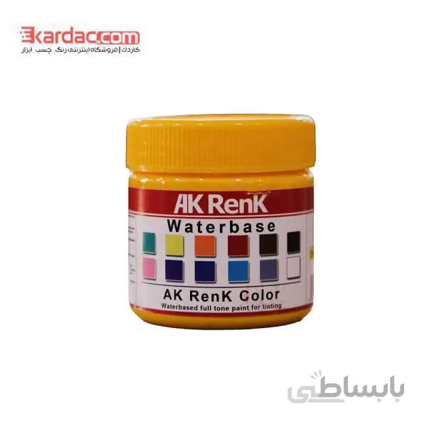 مادر رنگ زرد اکریلیک آق‌ رنگ ربعی حجم 250 سی‌سی