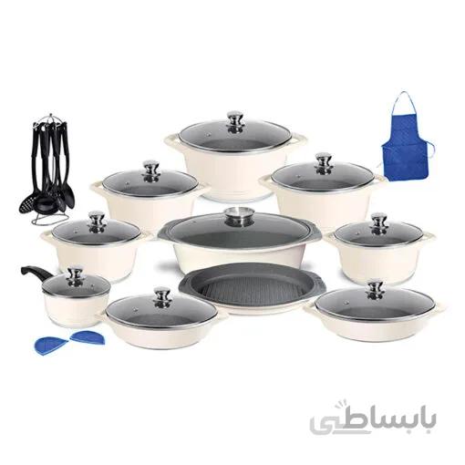 سرویس قابلمه 29 پارچه ام جی اس طرح ایتالیا B