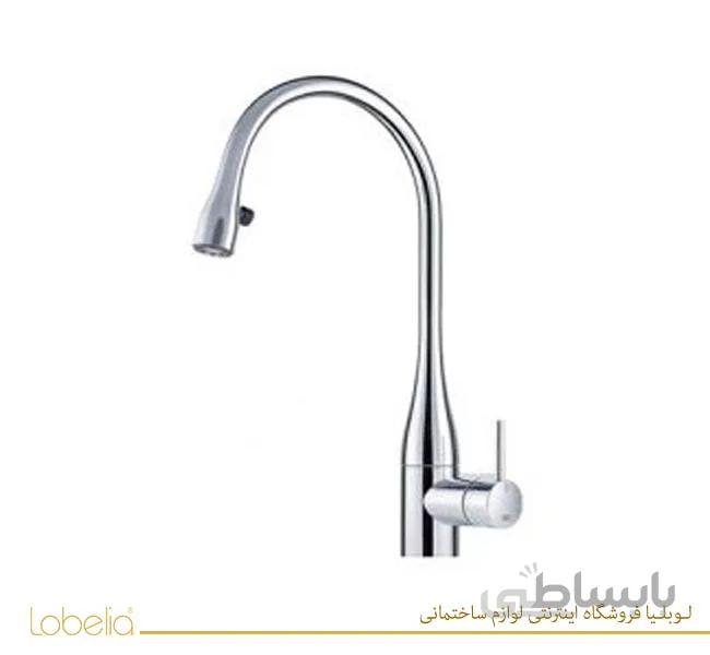 شیر ظرفشویی ایو دکور استیل شلنگ دار kwc کی دبلیو سی