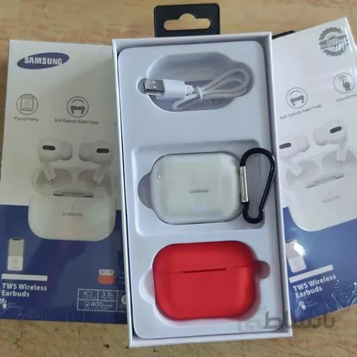 ایرپاد پرو سامسونگ air pods pro با کاور باکس و گیره نگهدارنده