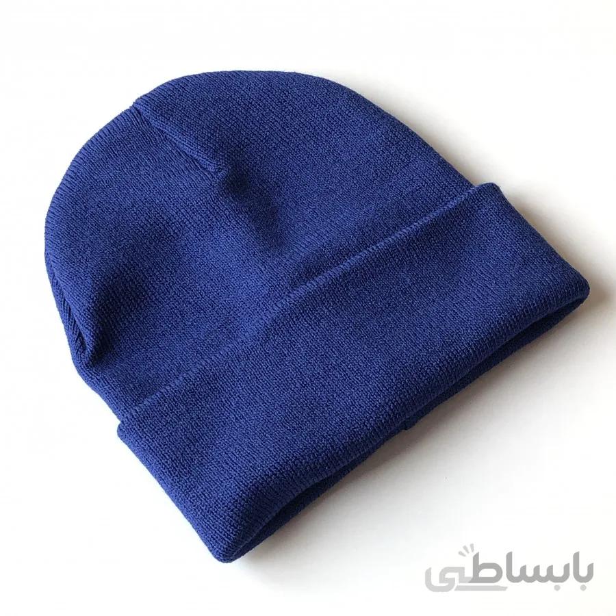 کلاه بافت مدل Pure-Blu-02