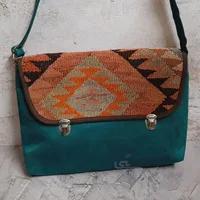 کیف رو دوشی سنتی گلیم طرح کله غازی