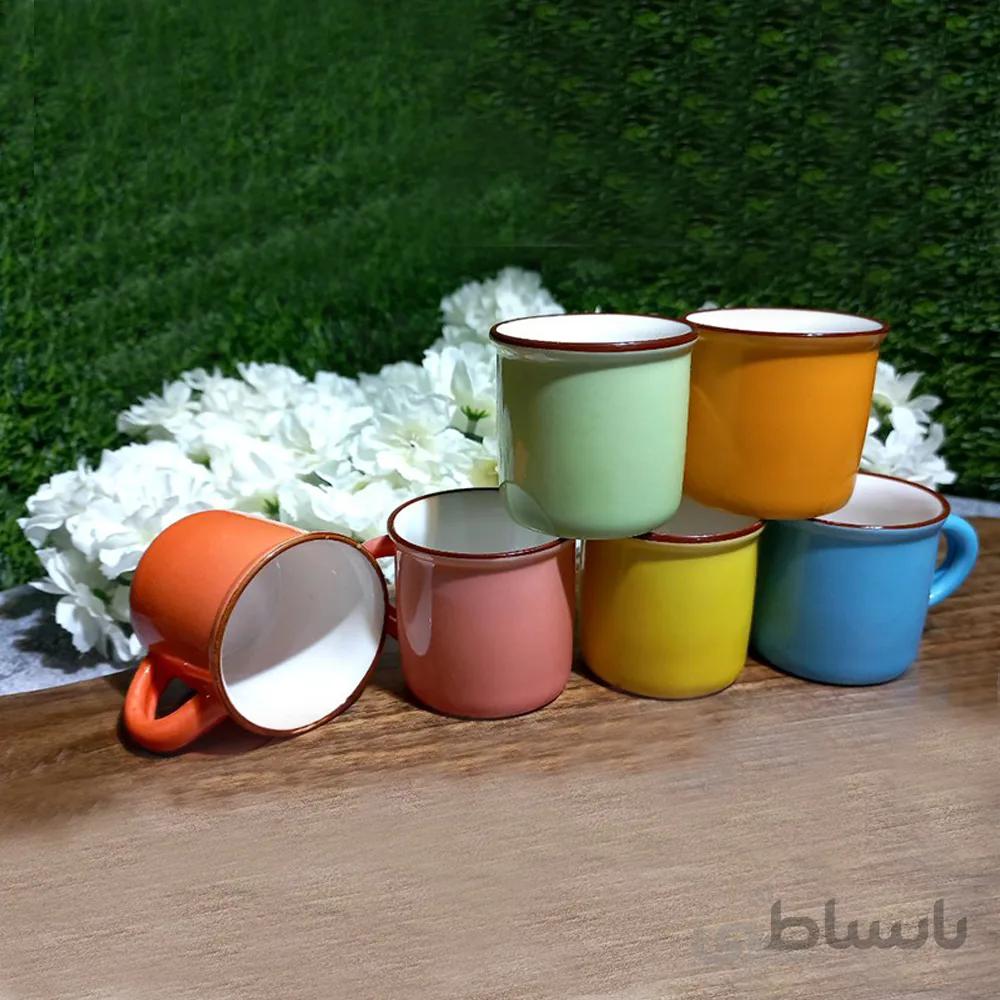 شات اسپرسو سرامیکی بسته 6 عددی