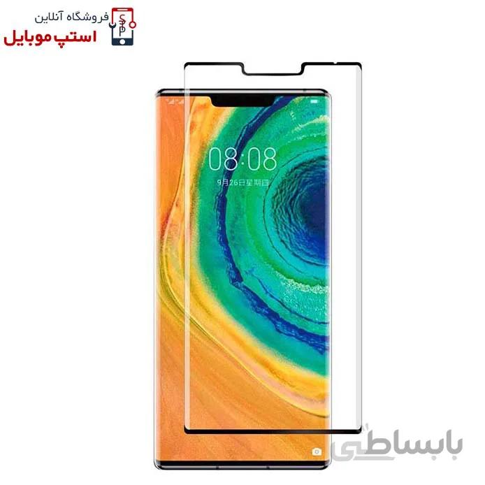 گلس گوشی HUAWEI MATE 30 PRO مدل شیشه ای تمام چسب