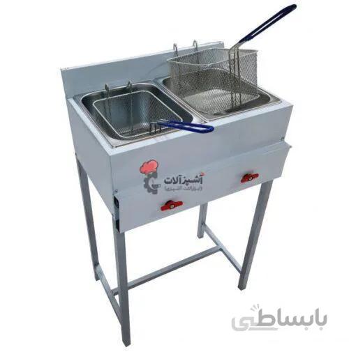 سرخ کن گازی ایرانی دو لگن