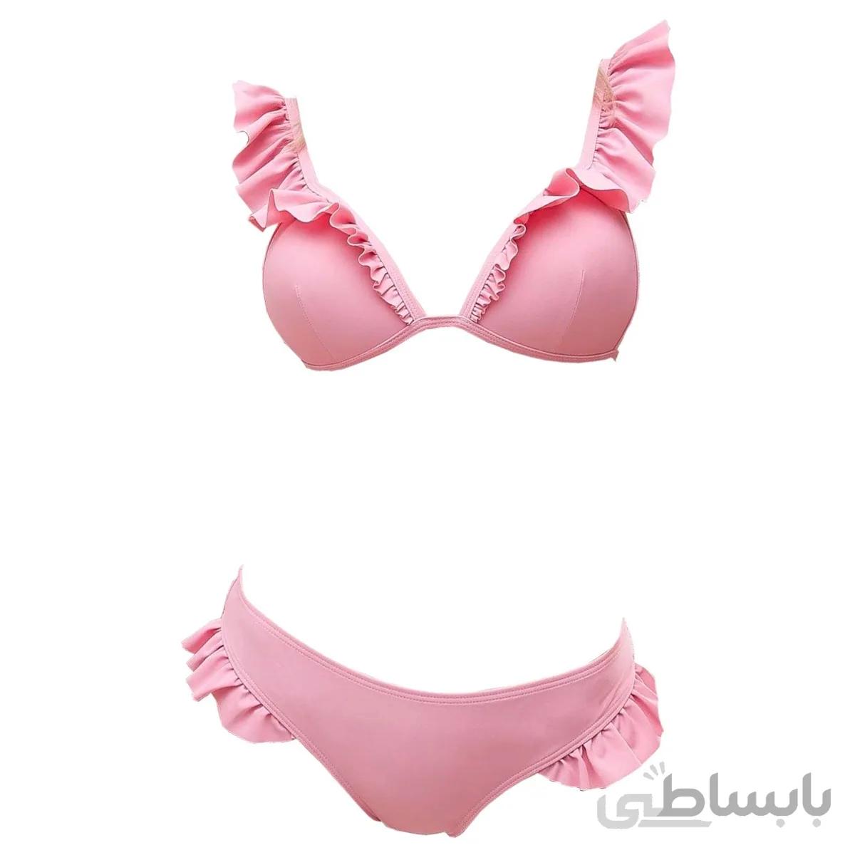 بیکینی زنانه پیسز مدل ترای انگل ا pieces women pcisa brazilian bottom lined brief design AQBFFKL
