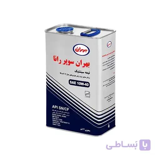 روغن موتور  10W40 بهران سوپر رانا 4 لیتر