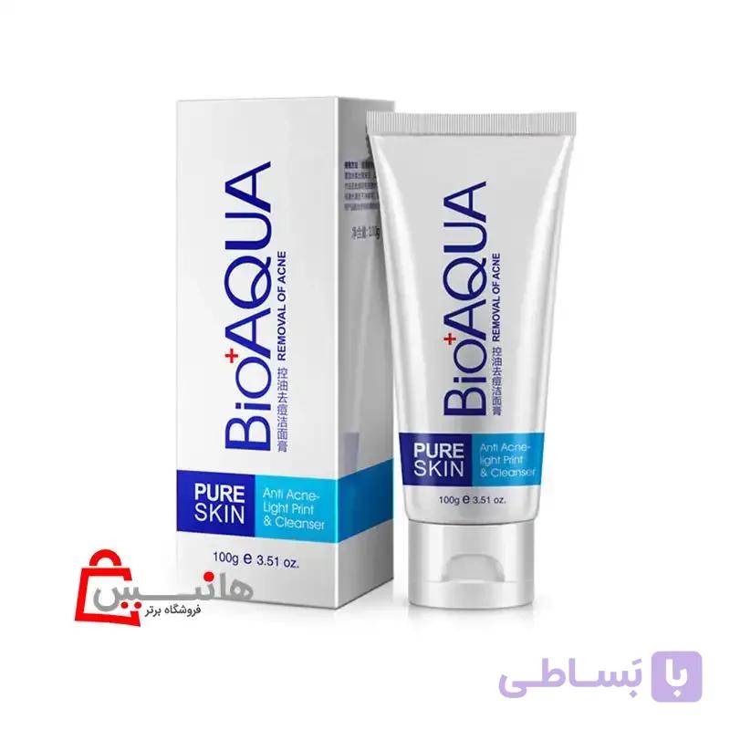 فوم ضد جوش شستشوی بیواکوا حجم 100 میل BIOAQUA