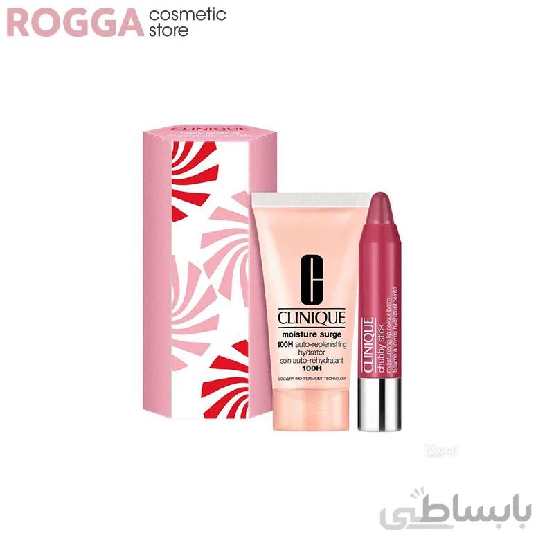 ست آبرسان 100 ساعته و رژ لب کلینیک