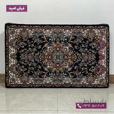 یک جفت پشتی ابری 60 در 100 طرح ندا سرمه ای 700 شانه هستی