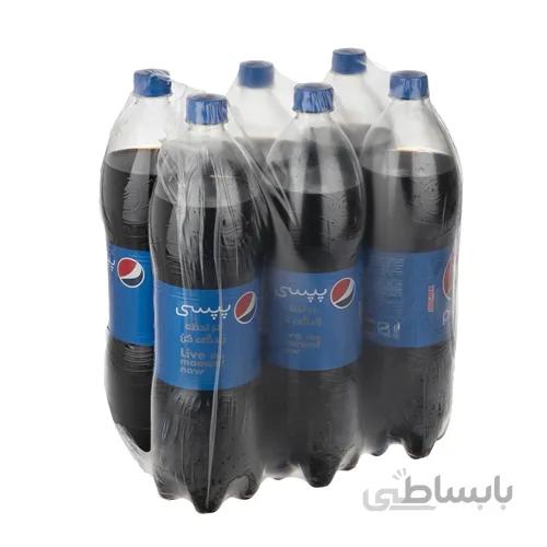 نوشابه خانواده با طعم کولا 1.5 لیتری بسته 6 عددی پپسی